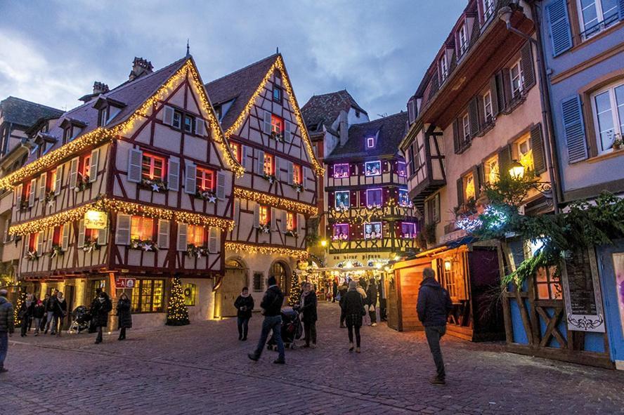 Les Vendangeurs Apartment Niedermorschwihr Bagian luar foto